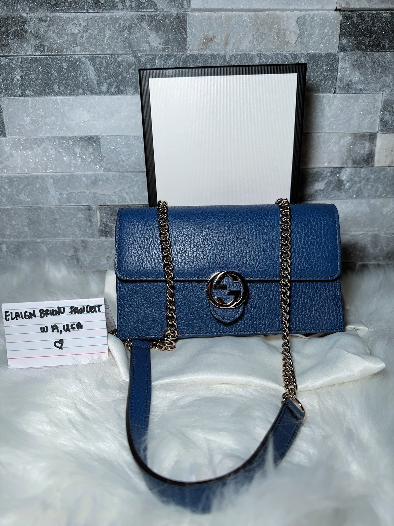 Gucci Interlocking WOC with box and dustbag image 0