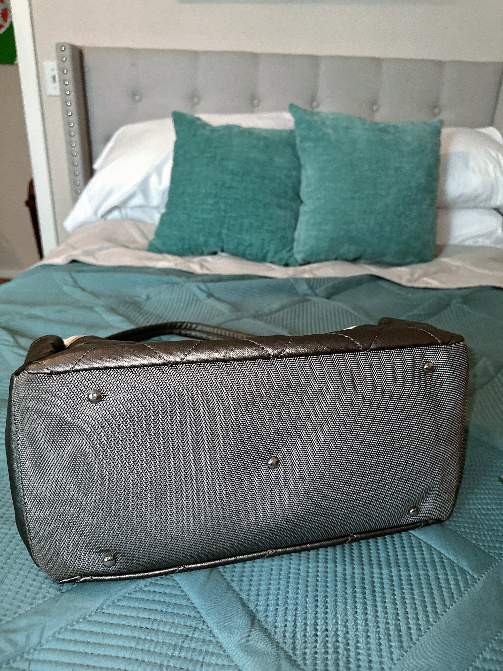 CHANEL PARIS BIARRITZ TRAVEL TOTE BAG image 9