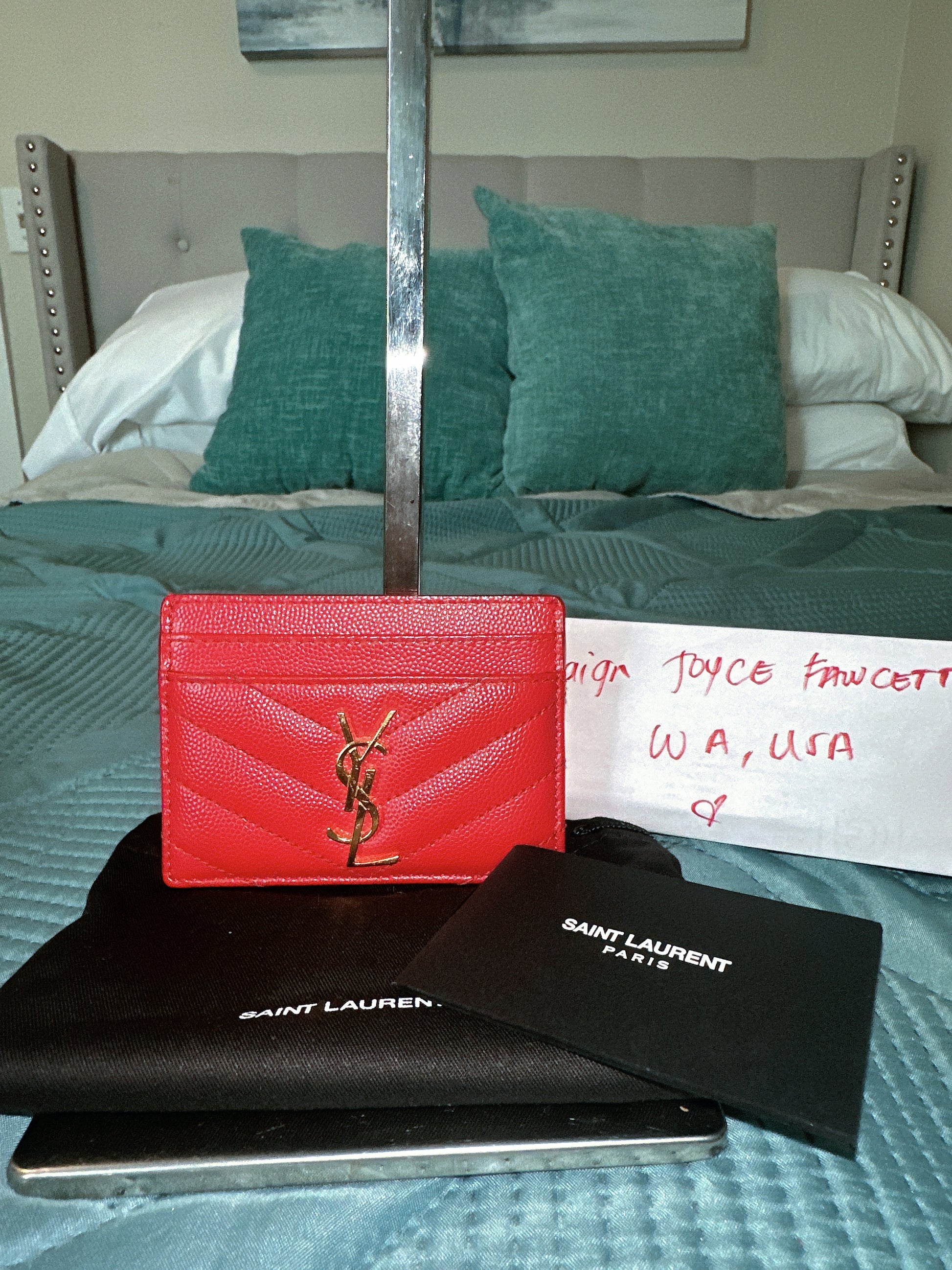 YSL card holder image 0