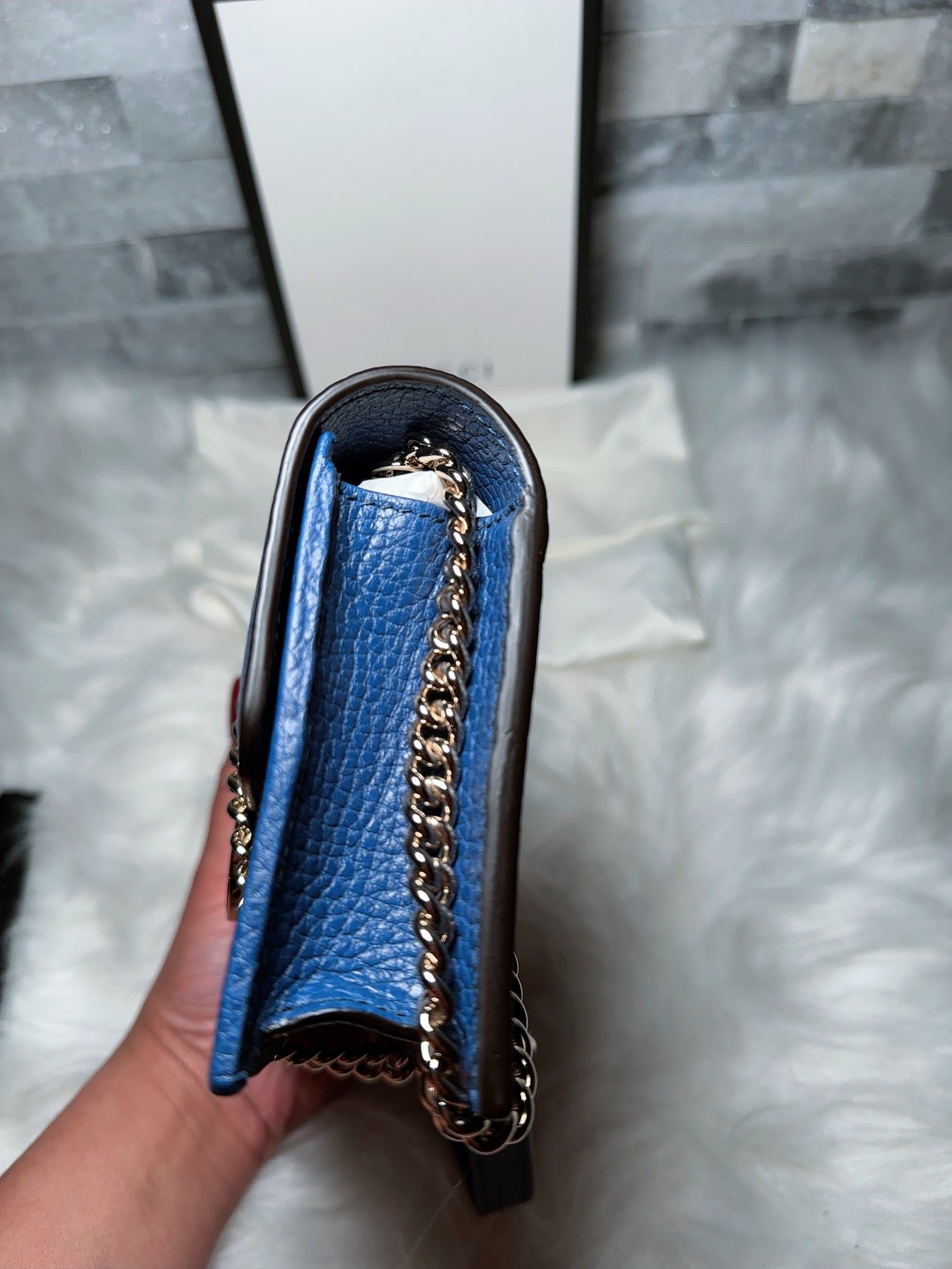 Gucci Interlocking WOC with box and dustbag image 5