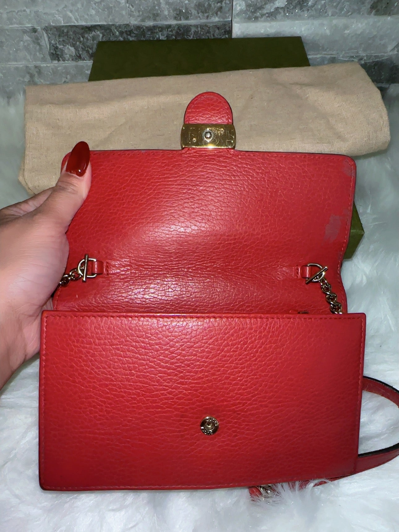 Gucci Interlocking WOC with box and dustbag image 11