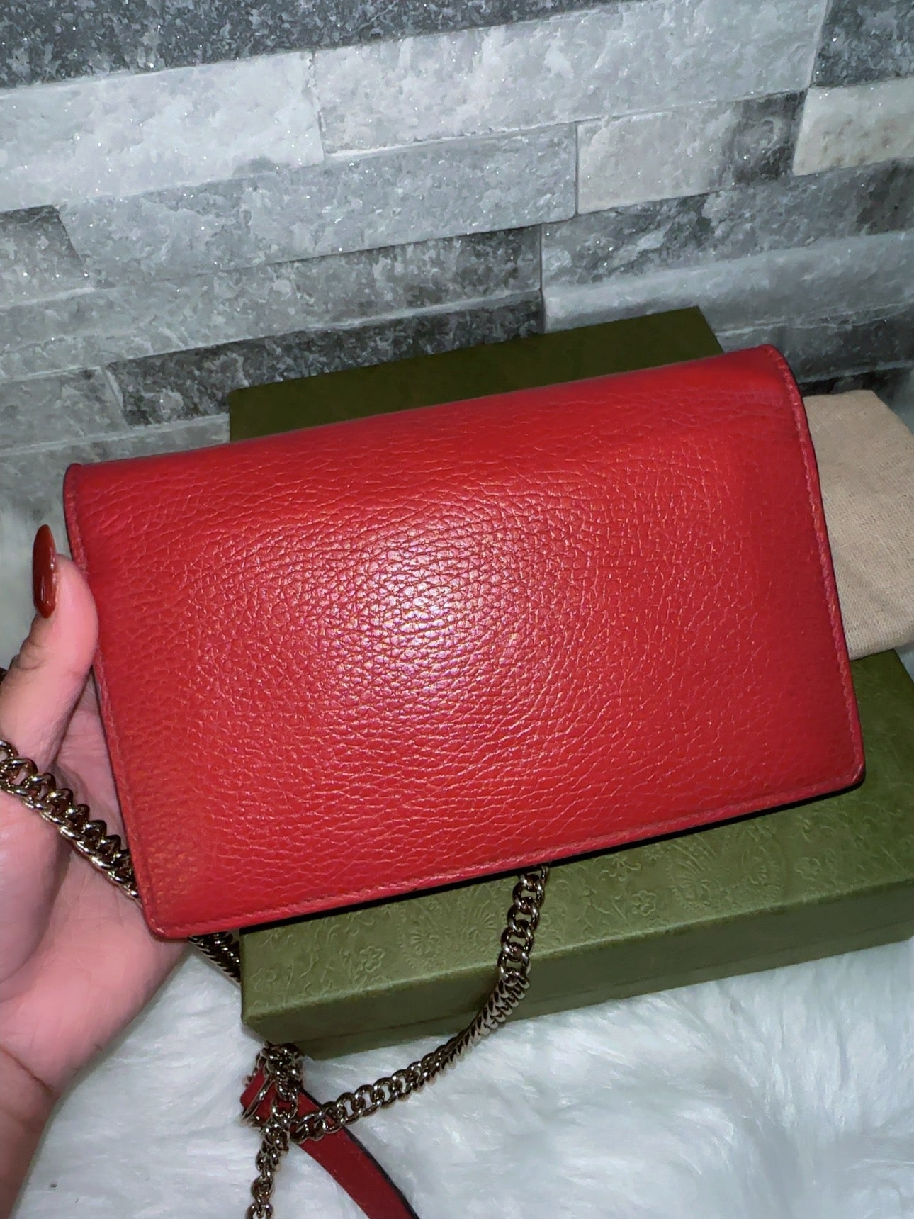 Gucci Interlocking WOC with box and dustbag image 9