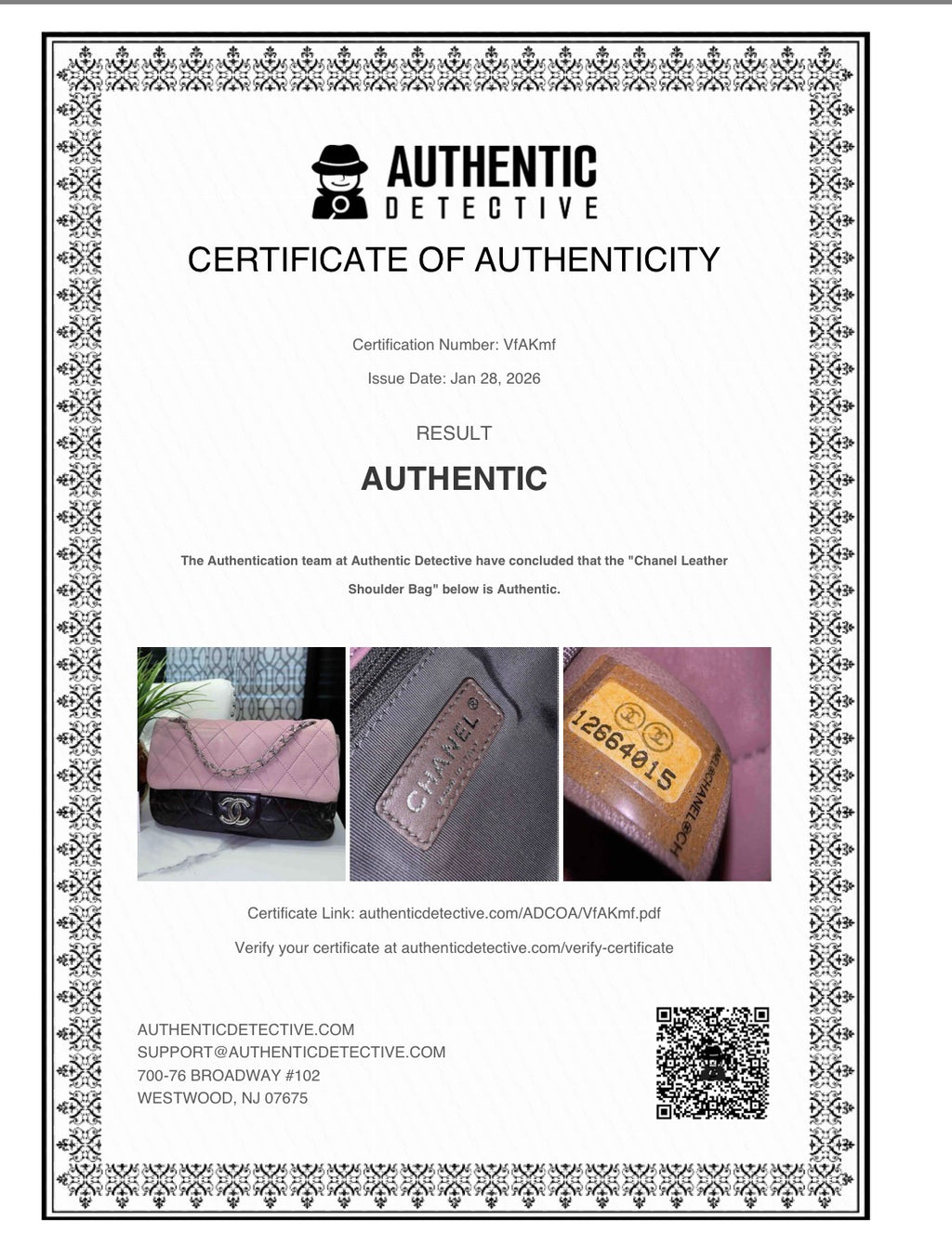 Bicolor Chain Flap Bag Quilted Lambskin Medium