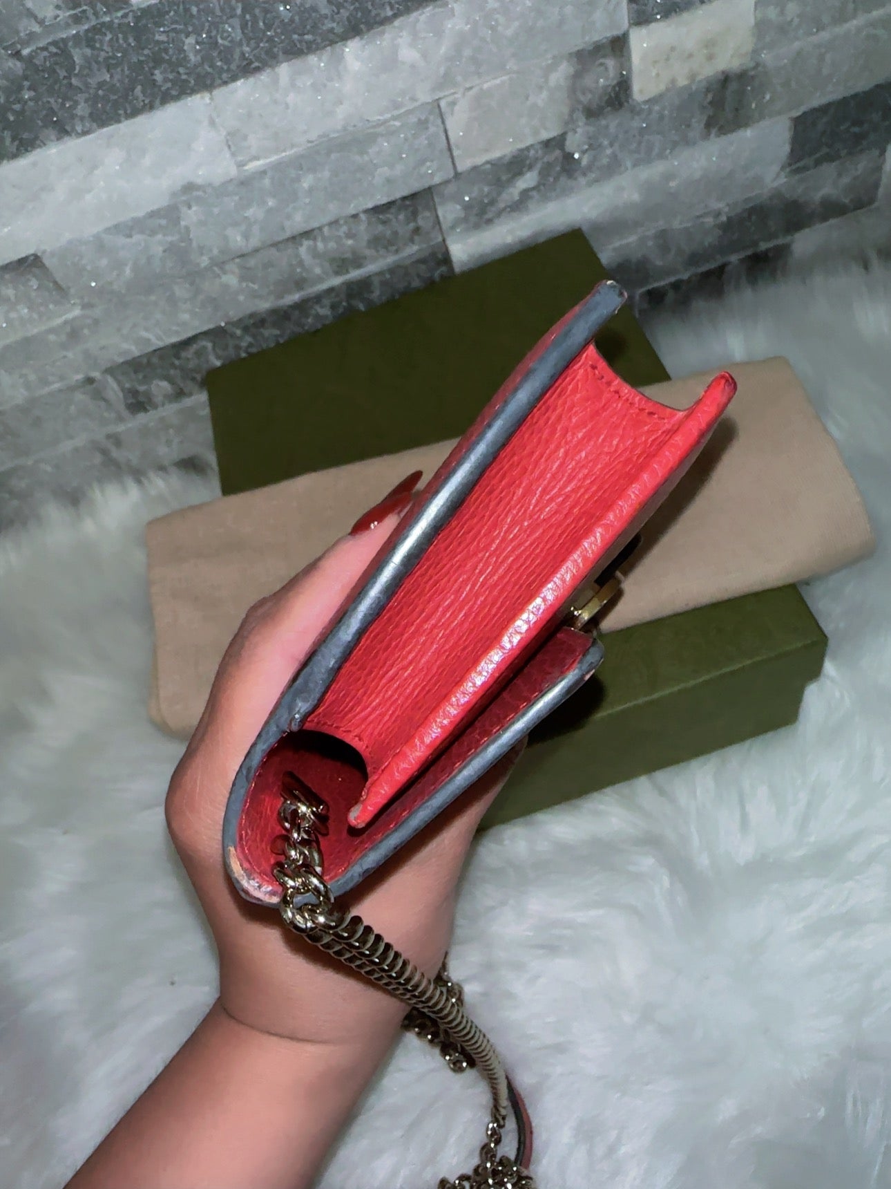 Gucci Interlocking WOC with box and dustbag image 7