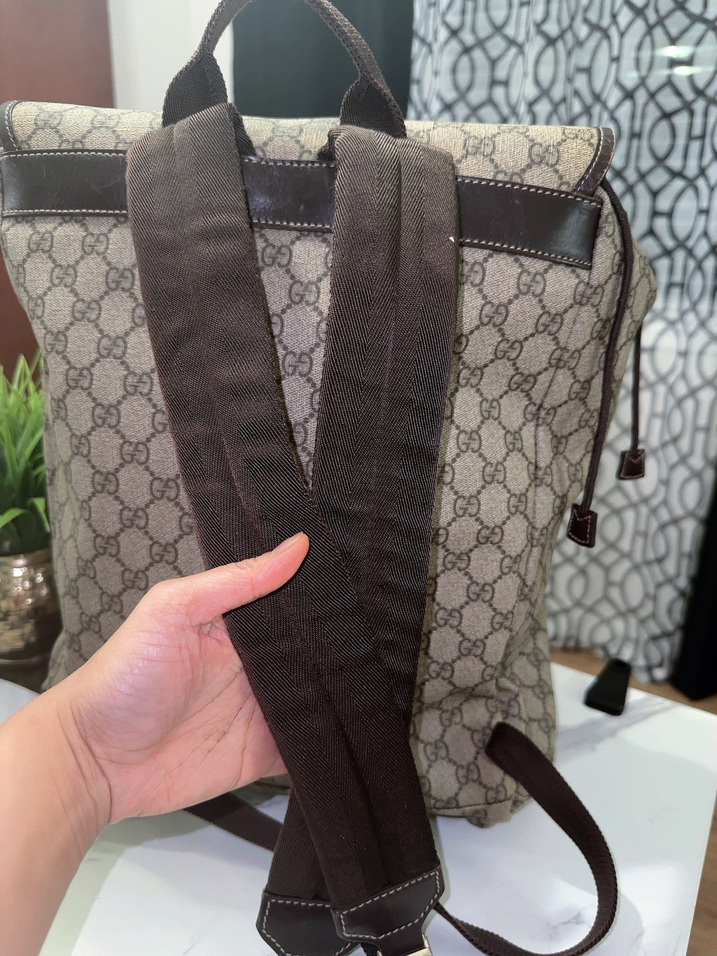 Supreme Monogram backpack with dustbag image 10