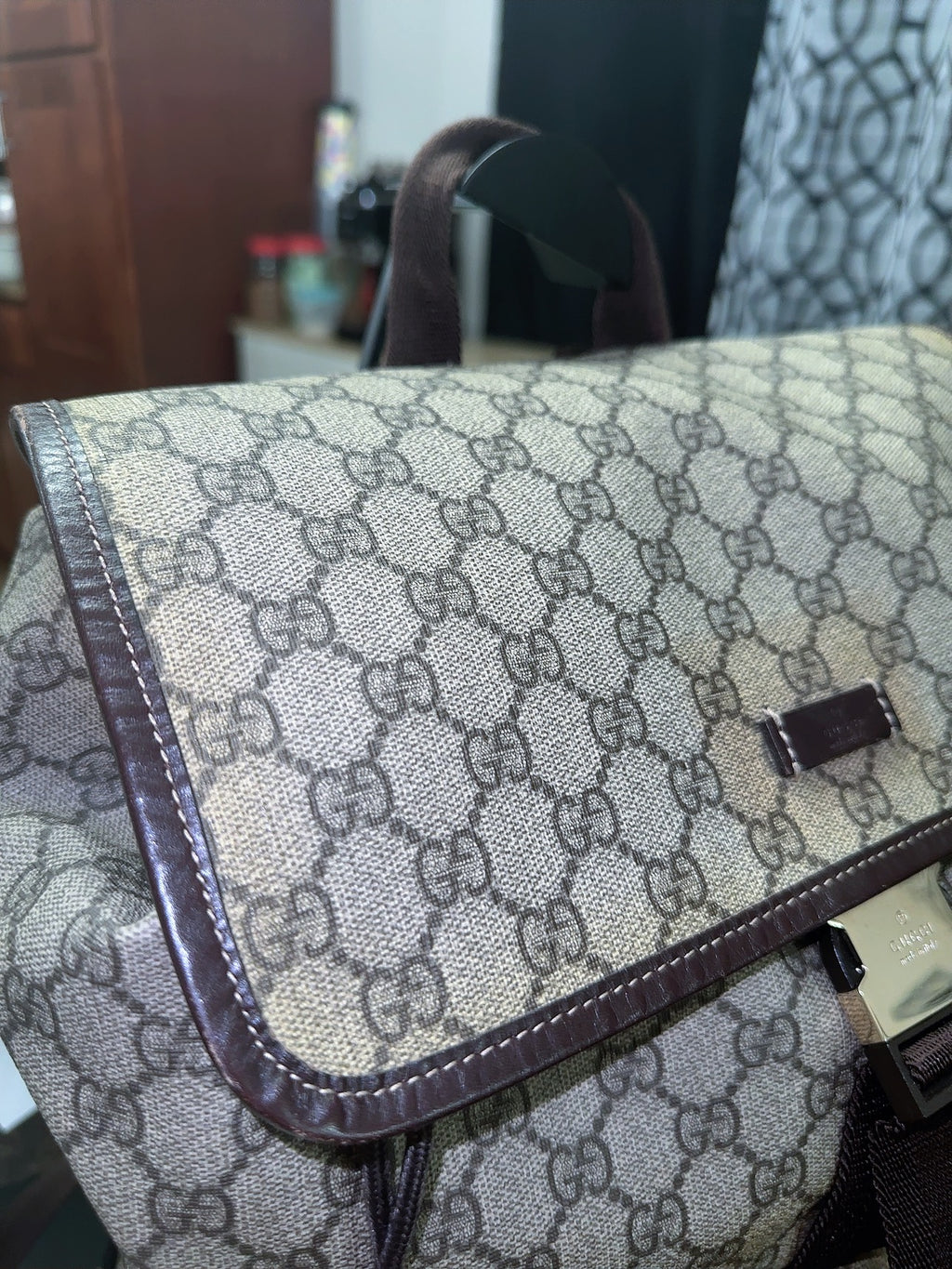 Supreme Monogram backpack with dustbag image 6