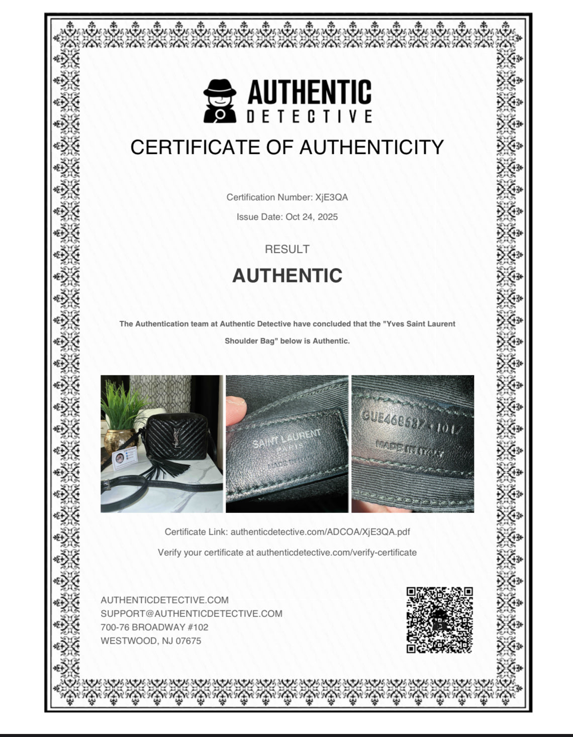 Lou Distress Skin camera bag image 3