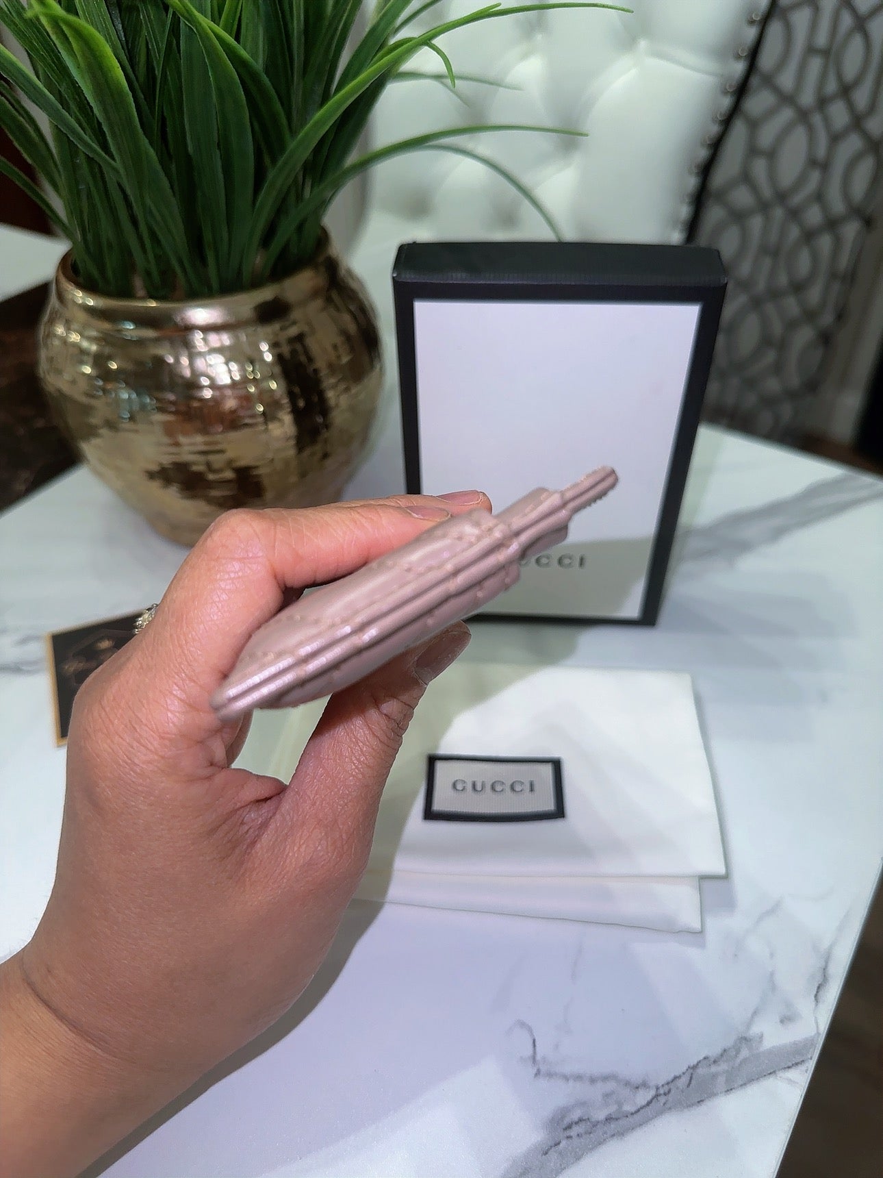 Marmont card holder with box and dustbag