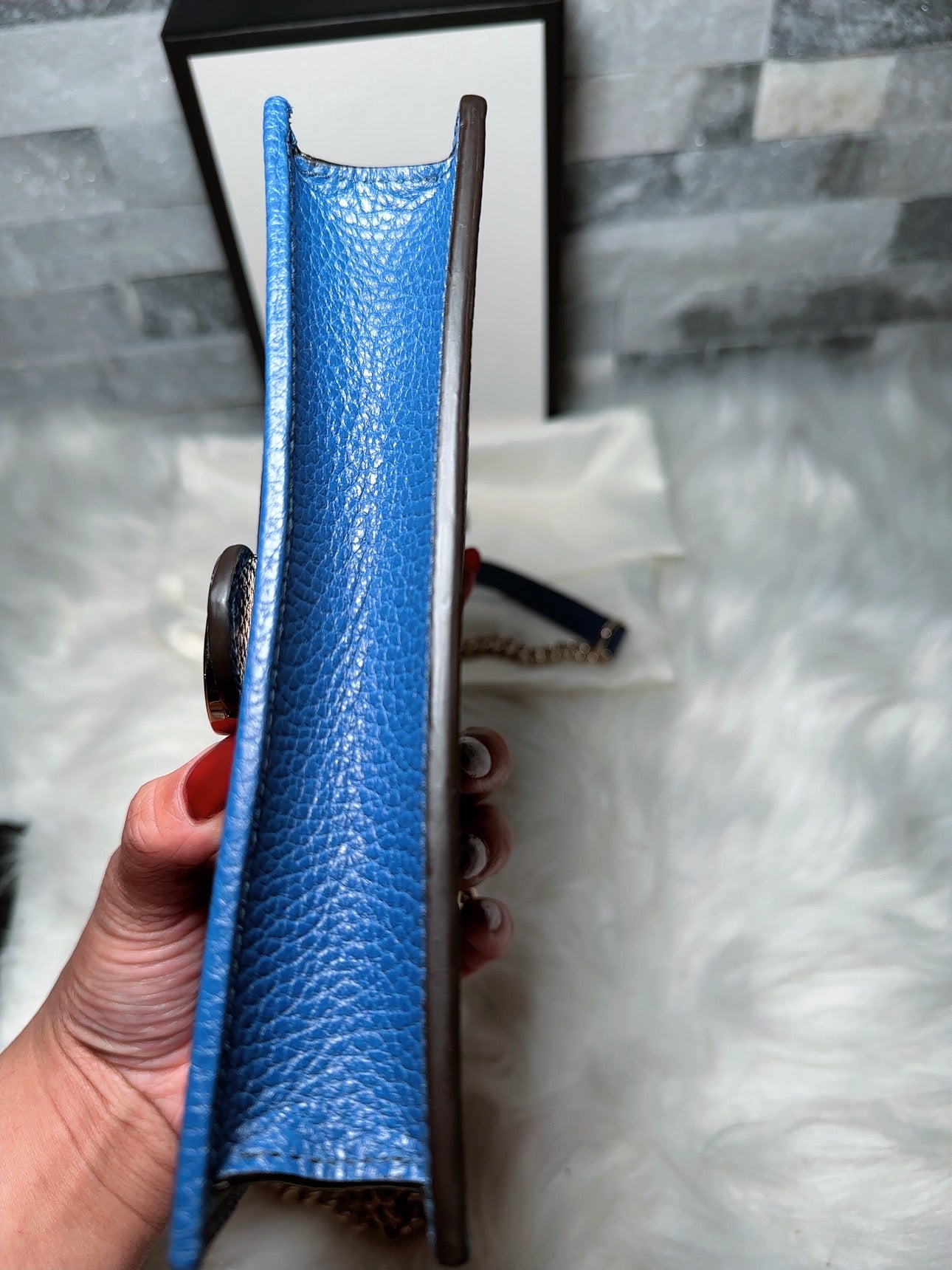 Gucci Interlocking WOC with box and dustbag image 7