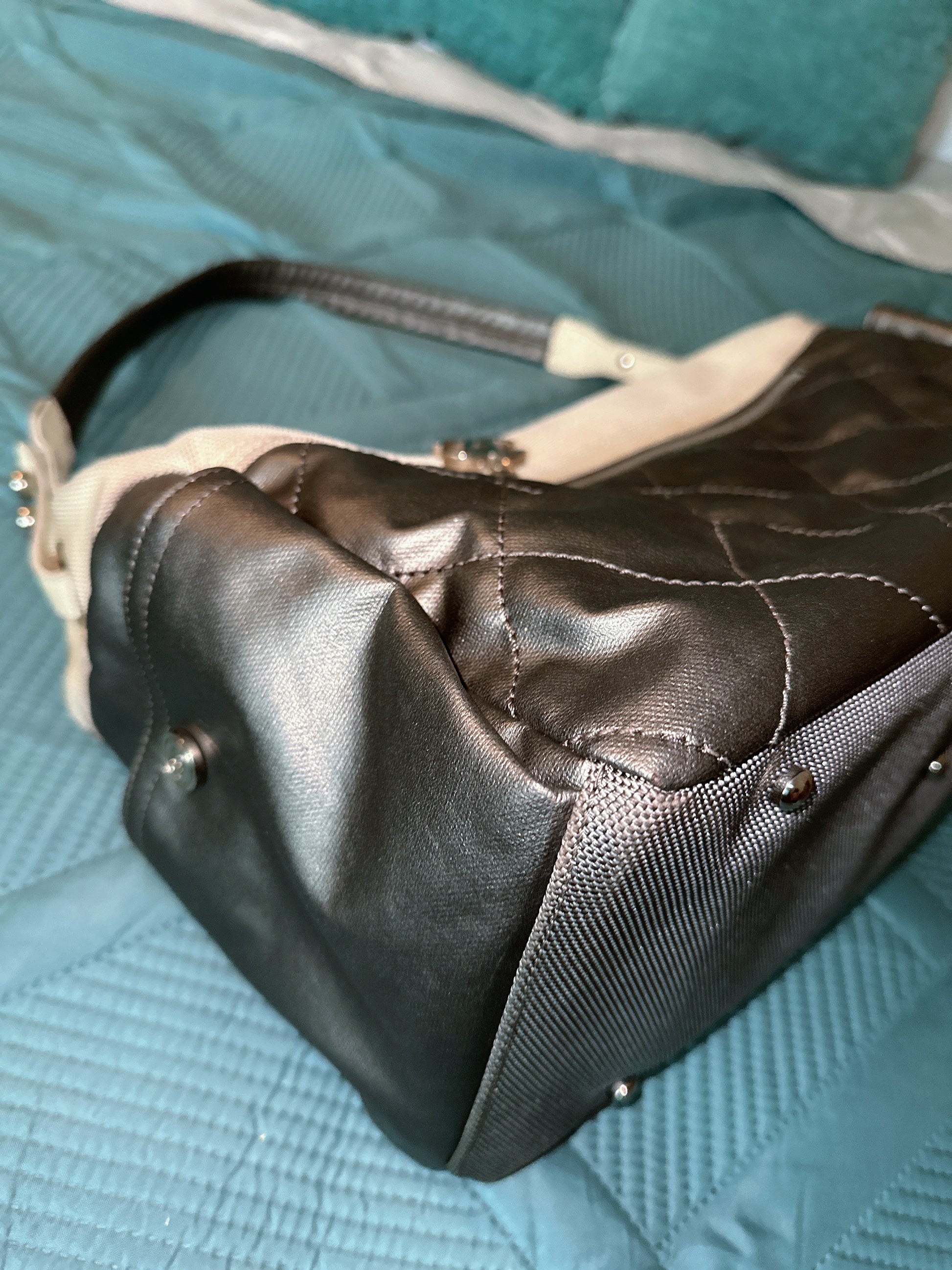 CHANEL PARIS BIARRITZ TRAVEL TOTE BAG image 10