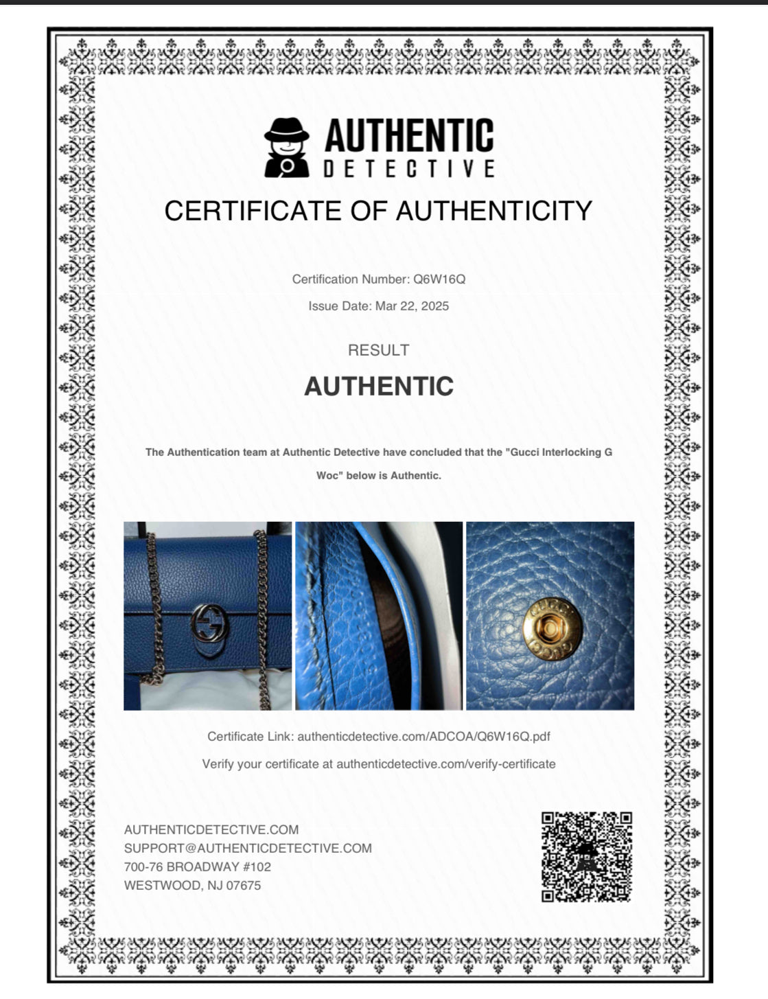 Gucci Interlocking WOC with box and dustbag image 3