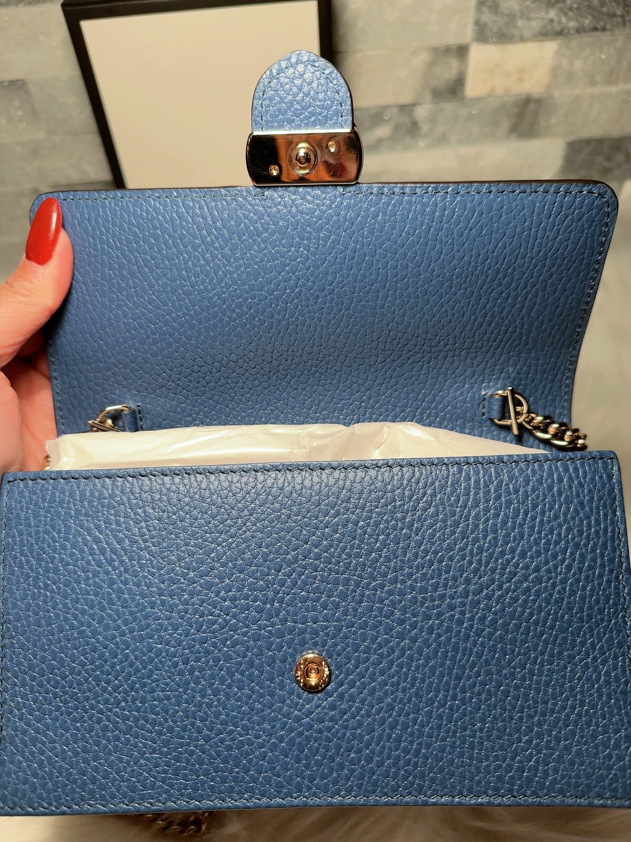 Gucci Interlocking WOC with box and dustbag image 9