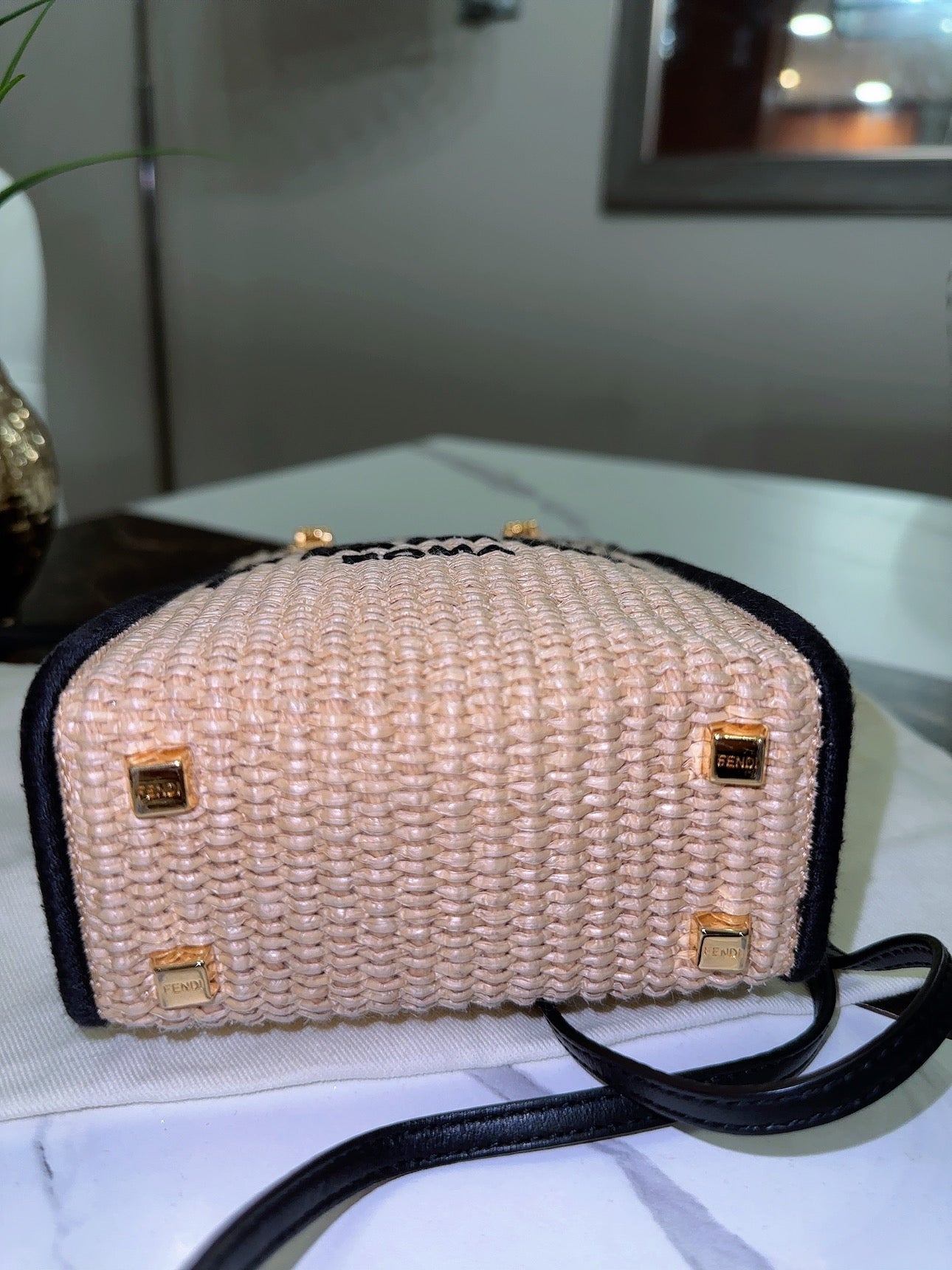 Sunshine Straw tote image 9