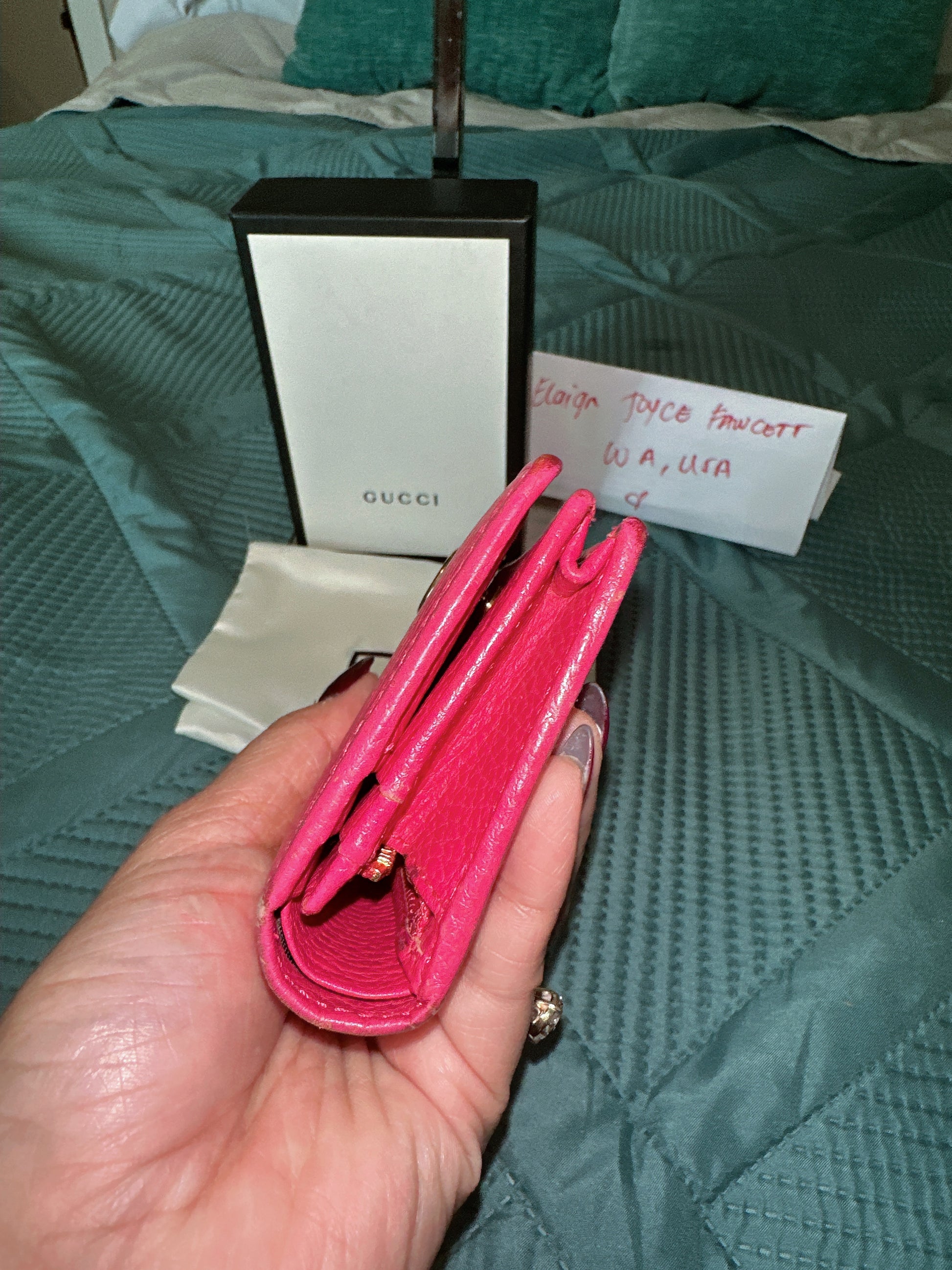 Marmont compact wallet with box and dustbag image 6