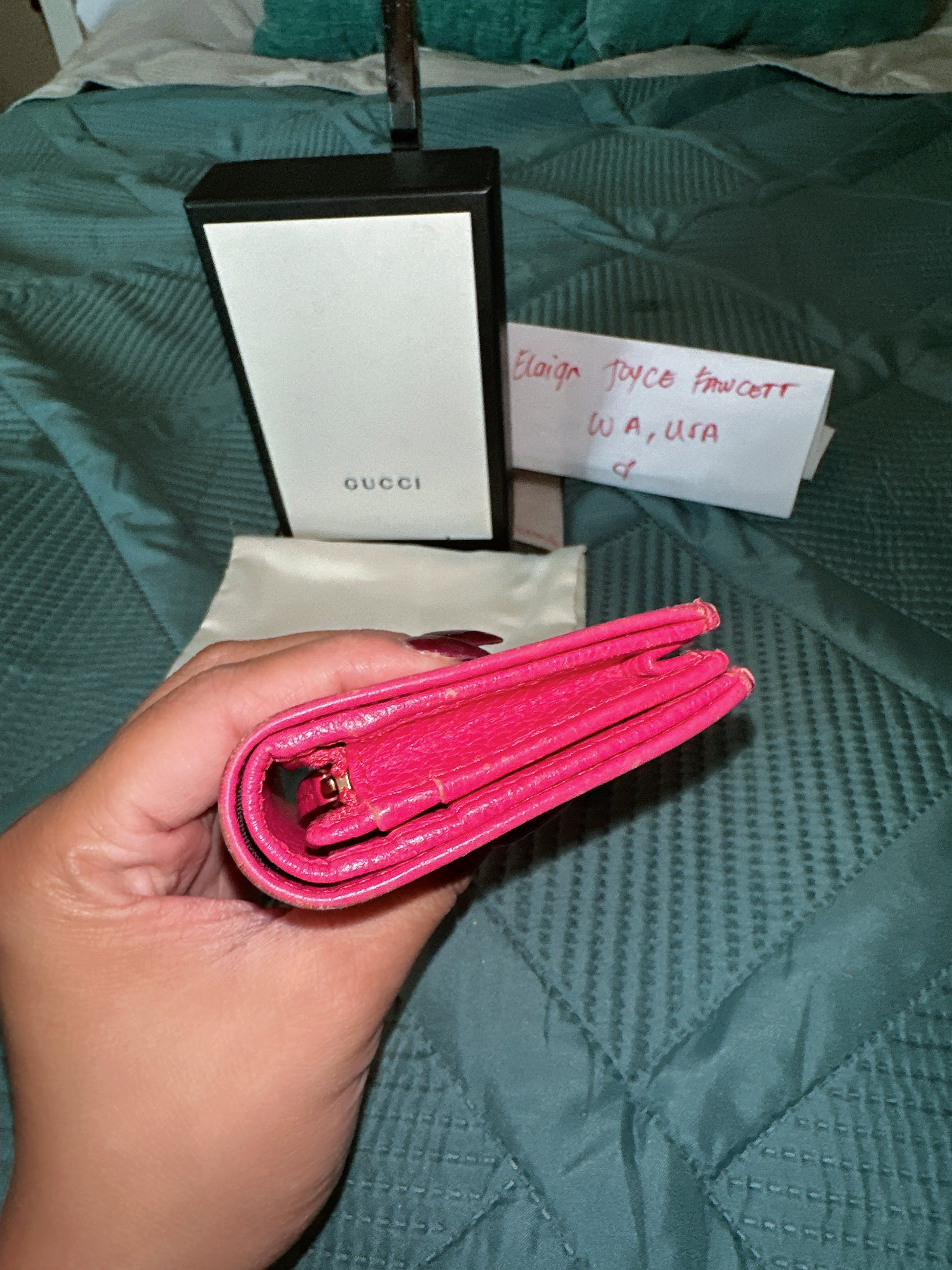 Marmont compact wallet with box and dustbag image 5