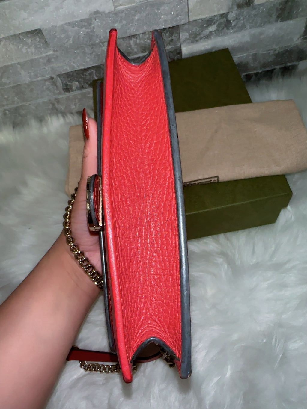 Gucci Interlocking WOC with box and dustbag image 8