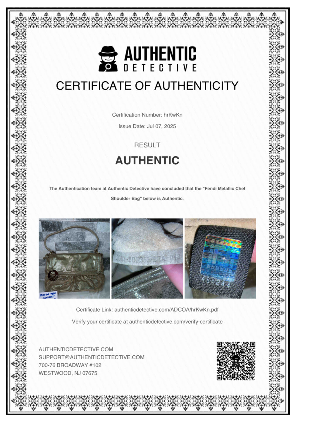 Metallic Chef bag image 3