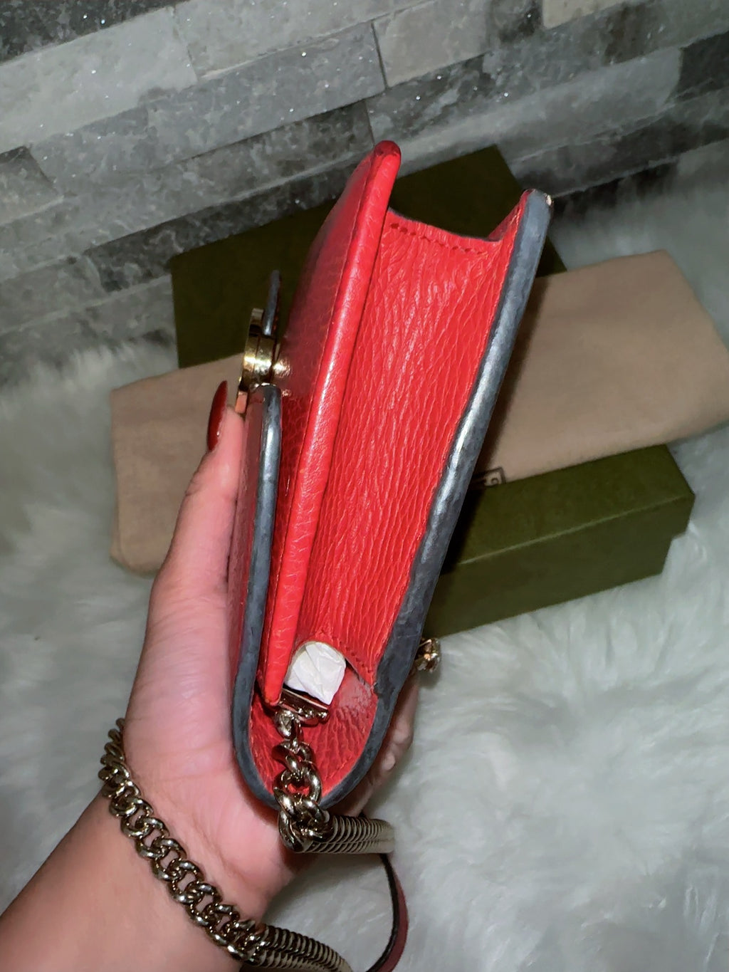 Gucci Interlocking WOC with box and dustbag image 5