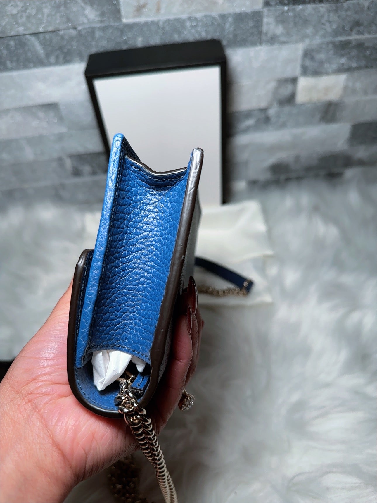 Gucci Interlocking WOC with box and dustbag image 6