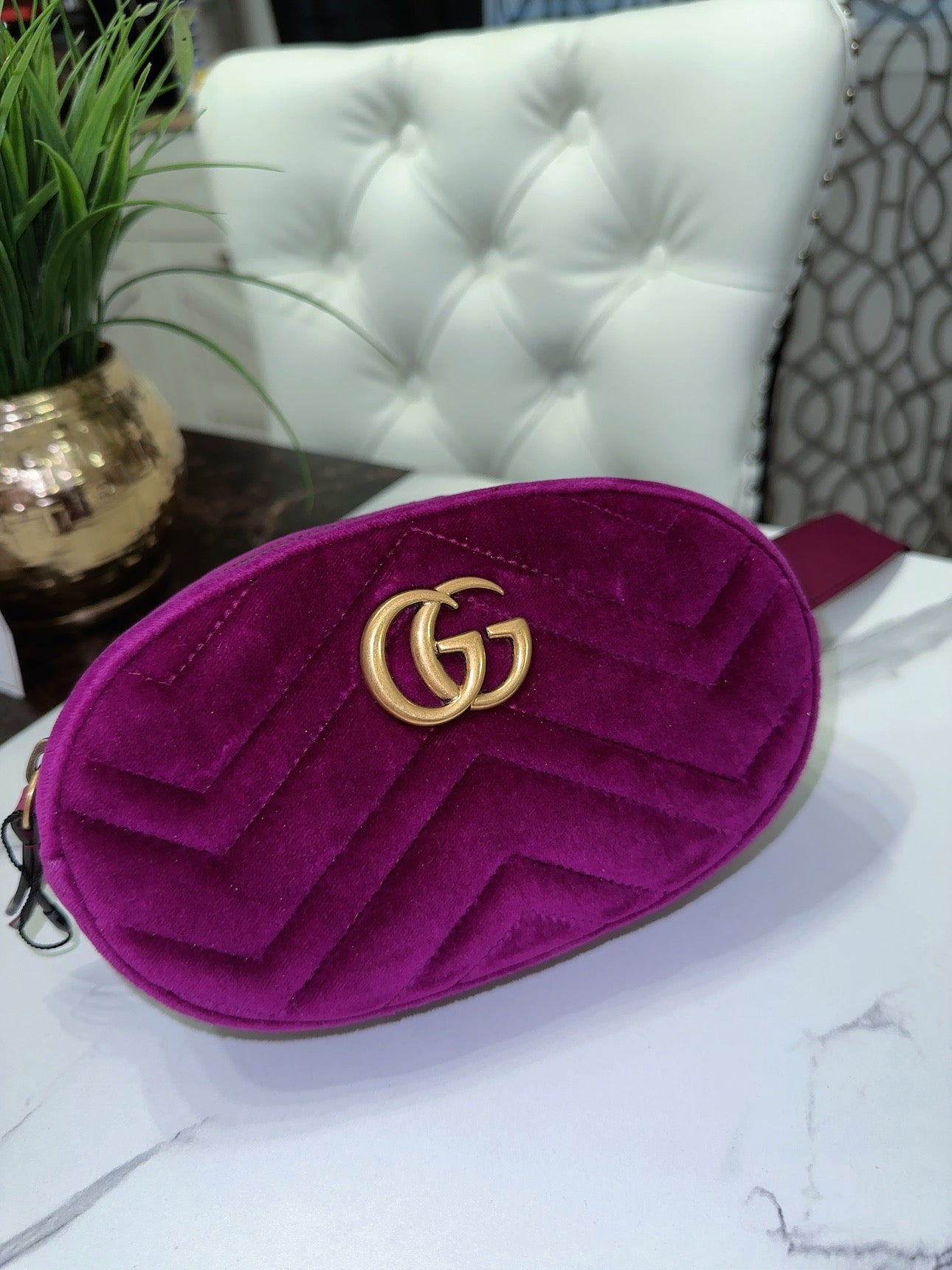 Velvet Marmont belt bag image 7